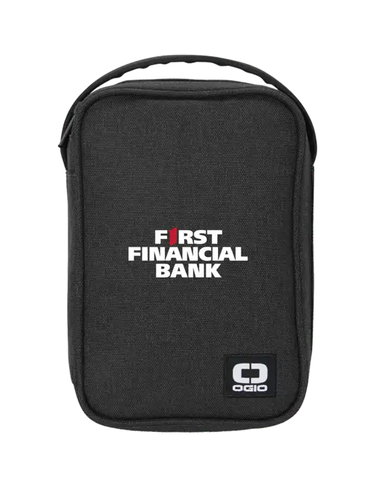 OGIO Black Vault Travel Organizer w/First Financial Bank Logo