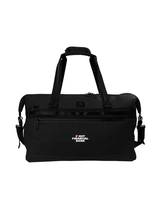 OGIO Black Commuter Duffel w/First Financial Bank Logo