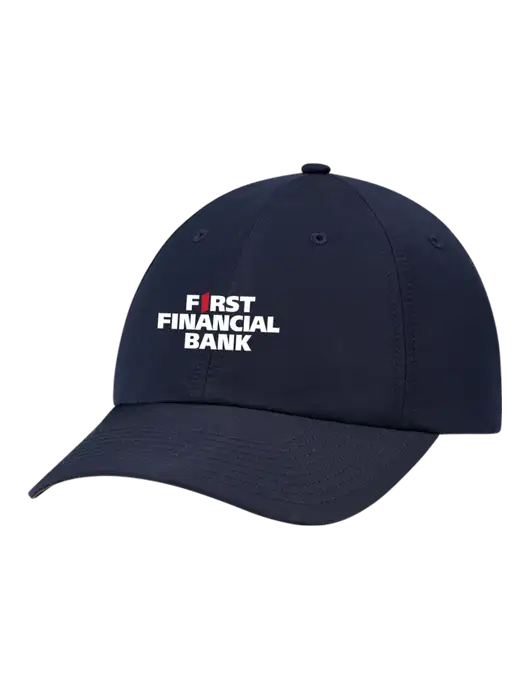 Richardson Relaxed Performance Lite Navy Cap w/First Financial Bank Logo