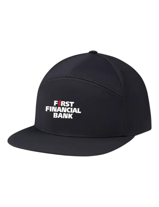 Richardson Black Cannon Cap w/First Financial Bank Logo