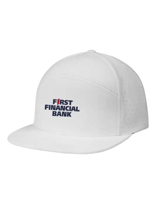 Richardson White Cannon Cap w/First Financial Bank Logo