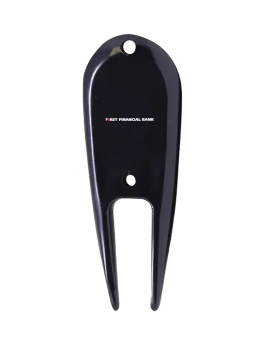 Black Divot Tool w/First Financial Bank Logo