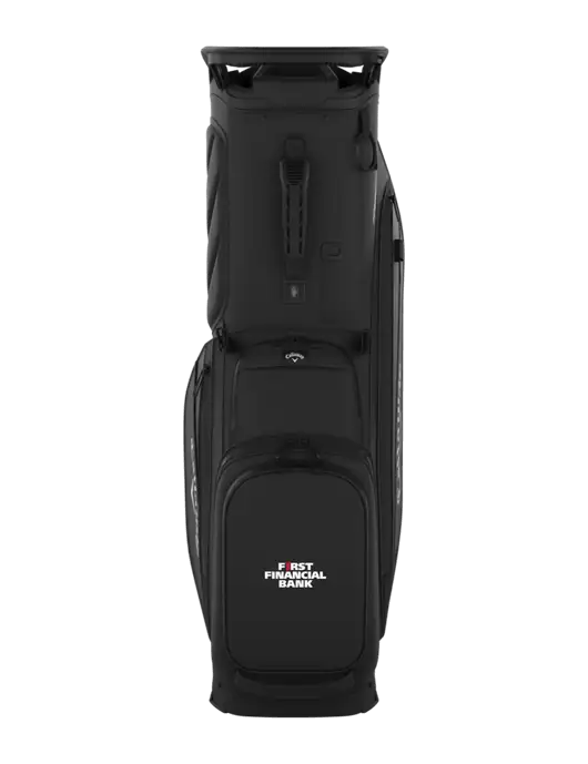 Callaway Fairway 14 Black Golf Bag w/First Financial Bank Logo