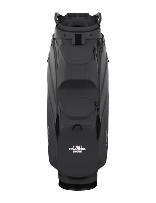 Callaway Chase 14 Charcoal Golf Bag  w/First Financial Bank Logo