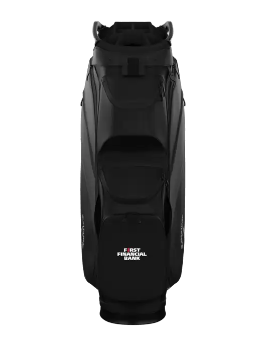 Callaway Chase 14 Black Golf Bag  w/First Financial Bank Logo