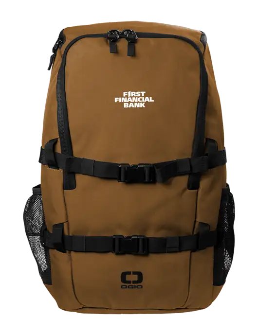 OGIO Duck Brown Street Pack w/First Financial Bank Logo