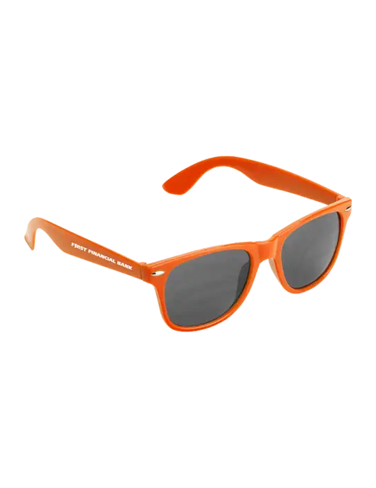 Daytona Orange Sunglasses w/First Financial Bank Logo