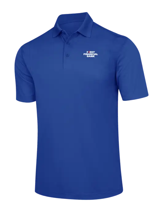 Royal Micropique Sport-Wick Polo w/First Financial Bank Logo