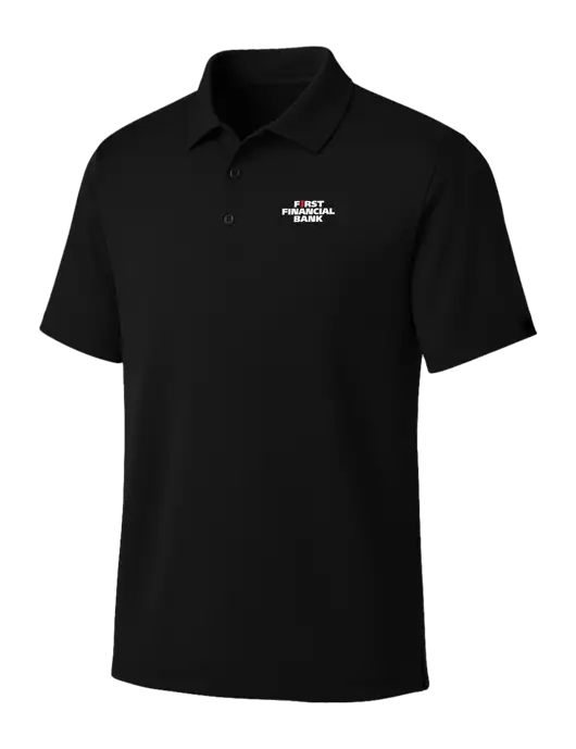 OGIO Blacktop Framework Polo w/First Financial Bank Logo