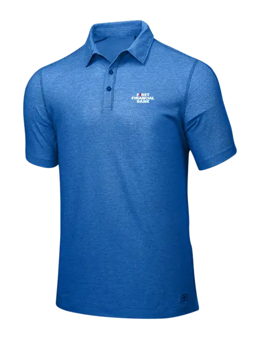 OGIO Royal Blue ONYX Polo w/First Financial Bank Logo