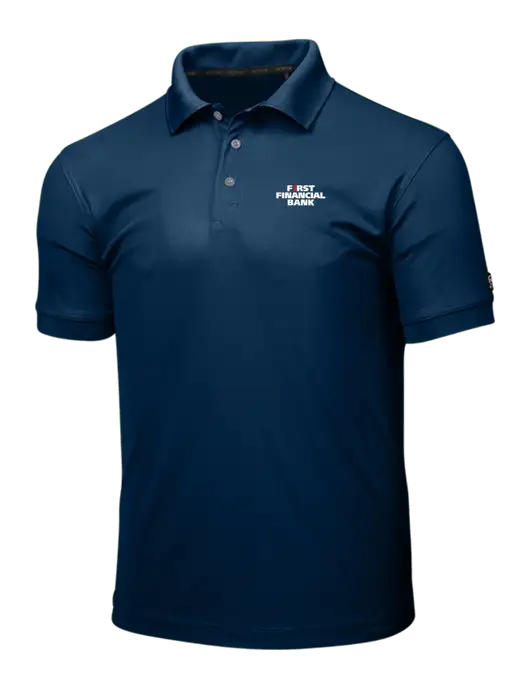 OGIO Navy Caliber 2.0 Polo w/First Financial Bank Logo