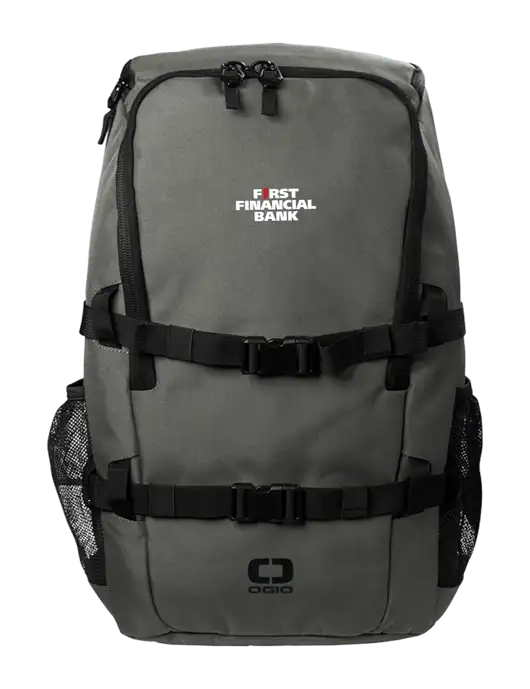 OGIO Medium Grey Street Pack w/First Financial Bank Logo