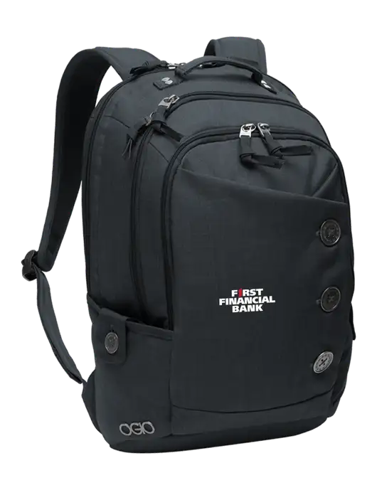 OGIO Storm Grey Ladies Melrose Pack w/First Financial Bank Logo